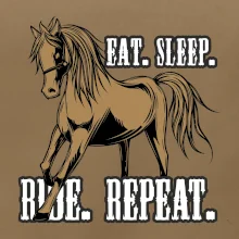 Eat Sleep Ride Repeat Western