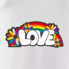 Love s dúhou v pozadí