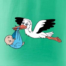 Bocian a bábätko - chlapec (Hana-creative) Bocian a bábätko - chlapec (Hana-creative)