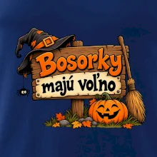 Bosorky majú voľno - tabuľa s tekvicou