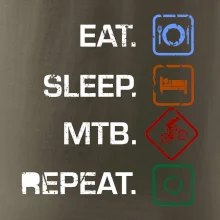Eat sleep MTB repeat