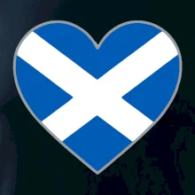 Škótske srdce na prsník