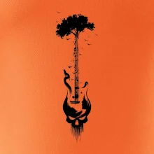 Gitara strom a lebka Gitara strom a lebka