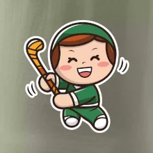 Ikona pozemný hokej chlapec / holka