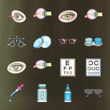 Očný lekár ikony