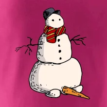 Snehuliak so spadnutým nosom