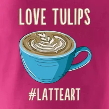 Love tulips - latteart (Radek Pilař ART)