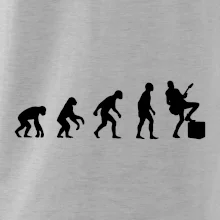 Evolúcia gitarista - noha na kombe Evolúcia gitarista - noha na kombe