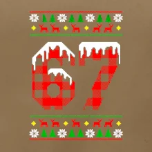 67 vianočný motív