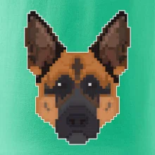 Nemecký ovčiak - Rozpixelovaný Nemecký ovčiak - Rozpixelovaný