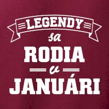 Legendy sa rodia v januári