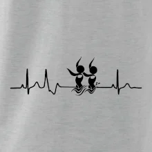 EKG synchronizované plávanie