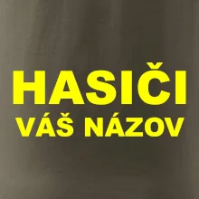 Hasiči - žltý nápis - váš názov zboru Hasiči - žltý nápis - váš názov zboru