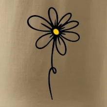 Kopretina - dole na výšku