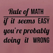 Rule of math