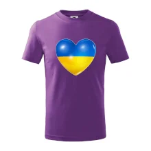 Ukrajina srdce vlajka