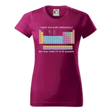 I wear this shirt periodically but only when I'm in my element I wear this shirt periodically but only when I'm in my element