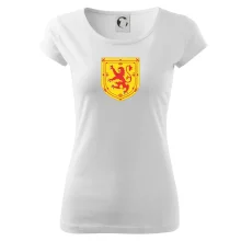 Škótsky lev na hrudi