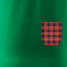 Flanelové triko červené