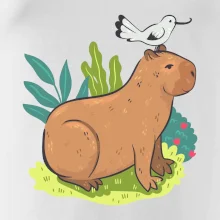 Kapybara a vtáčik Kapybara a vtáčik