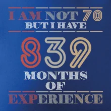 70 years 839 months of experience