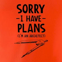 Sorry I have plans - architect