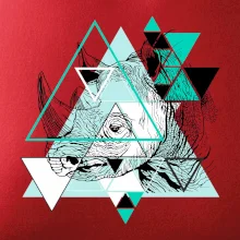 Biely nosorožec (Pecka design)