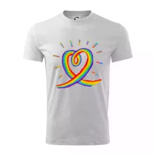 Srdce pride dúha kreslená