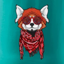 Červená panda hipster