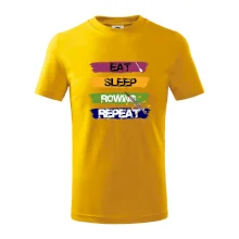 Eat sleep rowing repeat farebné