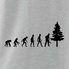 Evolúcia drevorubač - píla a strom Evolúcia drevorubač - píla a strom