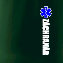 Nápis Záchranár + hviezda