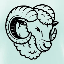 Biela Hlava barana obrys