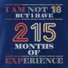 18 years 215 months of experience 18 years 215 months of experience