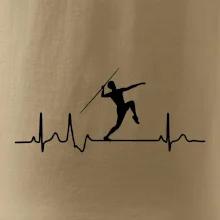 EKG hod oštepom muž