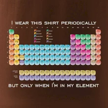 I wear this shirt periodically but only when I'm in my element