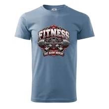 Fitness činka a závažia eat sleep repeat