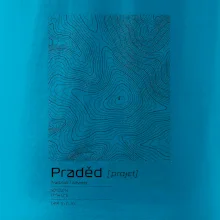 Praděd - vrstevnice v obdĺžniku