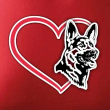 Nemecký ovčiak v srdci Nemecký ovčiak v srdci