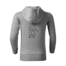 Geometria ľadový medveď stojaci