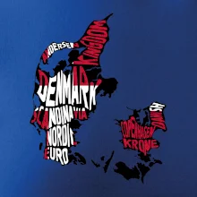 Mapy - názvy miest - Dánsko