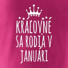 Kráľovné sa rodia v januári