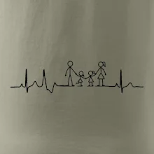 EKG rodina a dievča a chlapec