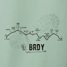 Profil kopců - Brdy