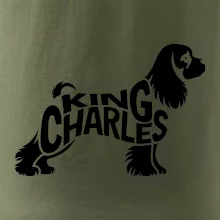 Kavalier king Charles španiel nápis v tele
