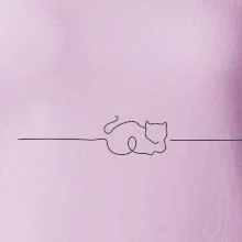 Mačka linka kreslená