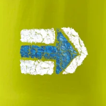 Párová turistická značka modrá