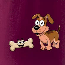 Parové tričko - Pes a kosť