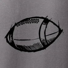 Americký futbal lopta skica