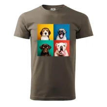 Psi šteňatá koláž